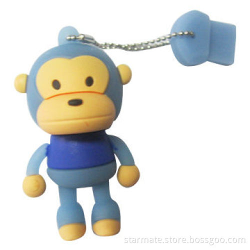 USB Flash Drive with Cartoon Monkey Design
